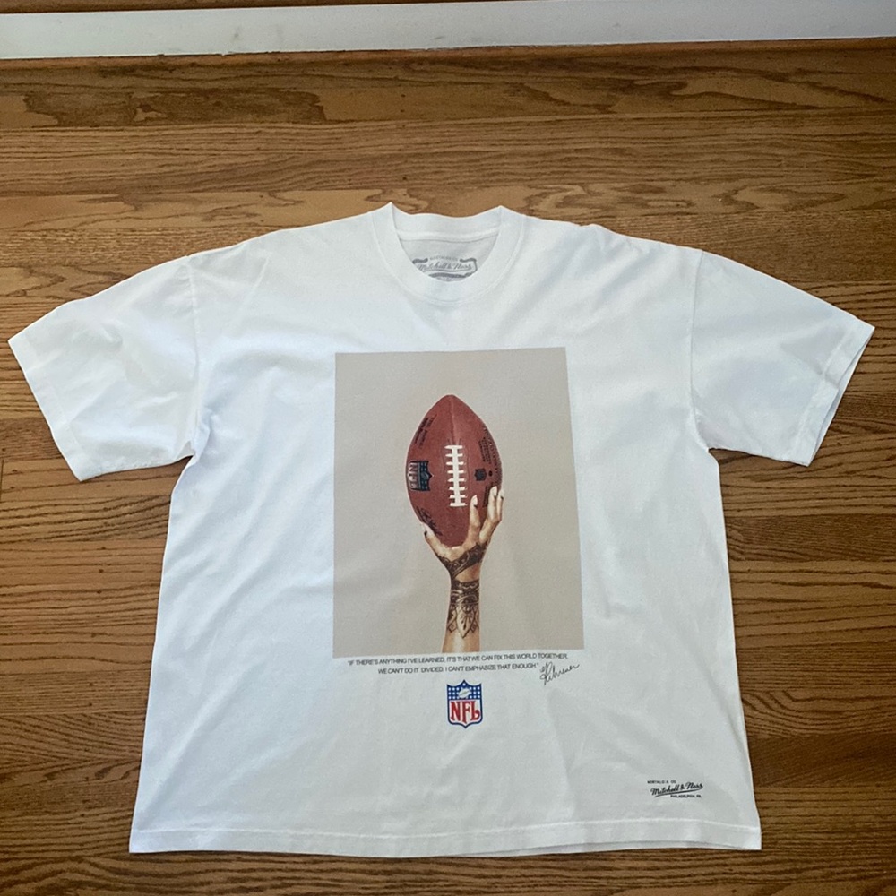 COPY - Mitchell & Ness 2023 Super Bowl Rihanna Tee